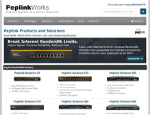 Tablet Screenshot of peplinkworks.com
